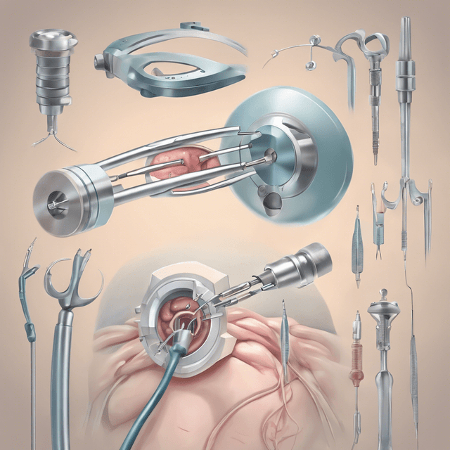 Laparoscopic Tools Illustration